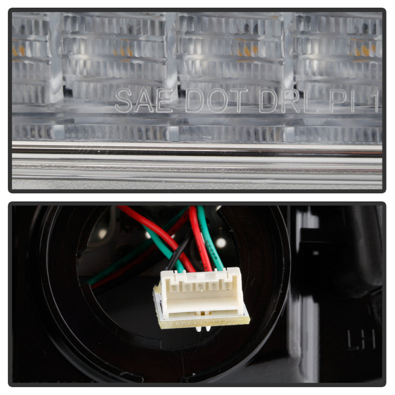 Spyder Jeep Wrangler 2018-2019 (LED Model Only) LED Front Bumper Lights - Sequential Signal - Chrome SPYDER