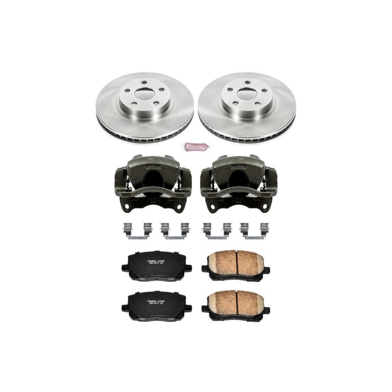 Power Stop 03-08 Pontiac Vibe Front Autospecialty Brake Kit w/Calipers PowerStop