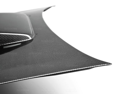 Seibon CWII-style carbon fiber hood for 2006-2007 Subaru Impreza/WRX/STi - HD0607SBIMP-CWII Seibon