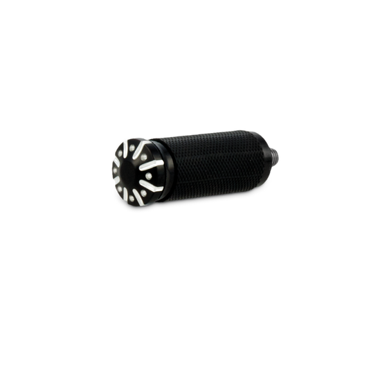 Burly Brand Universal Hawk Toe Peg Billet - Black Machined