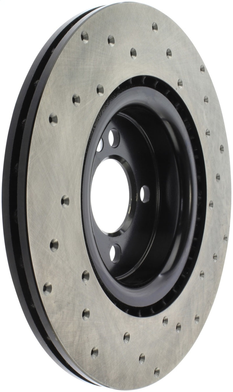 StopTech Sport Cross Drilled Brake Rotor - Front Left Stoptech