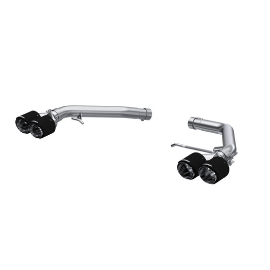 MBRP 2.5" Axle-Back, 2014-2017 Audi SQ5, 3.0T, T304 Stainless Steel, Dual Rear Exit w/ Quad Carbon Fiber Tips MBRP