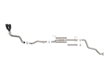 aFe 24-25 Toyota Tacoma L4-2.4L (t) Vulcan Series 2.5in to 3in Cat-Back w/ Black Tip