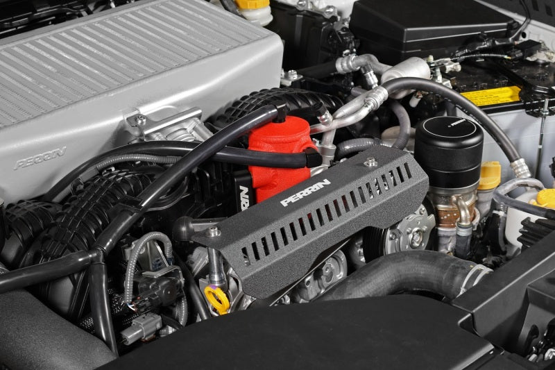 Perrin 22-23 Subaru WRX Air Oil Separator - Black Perrin Performance