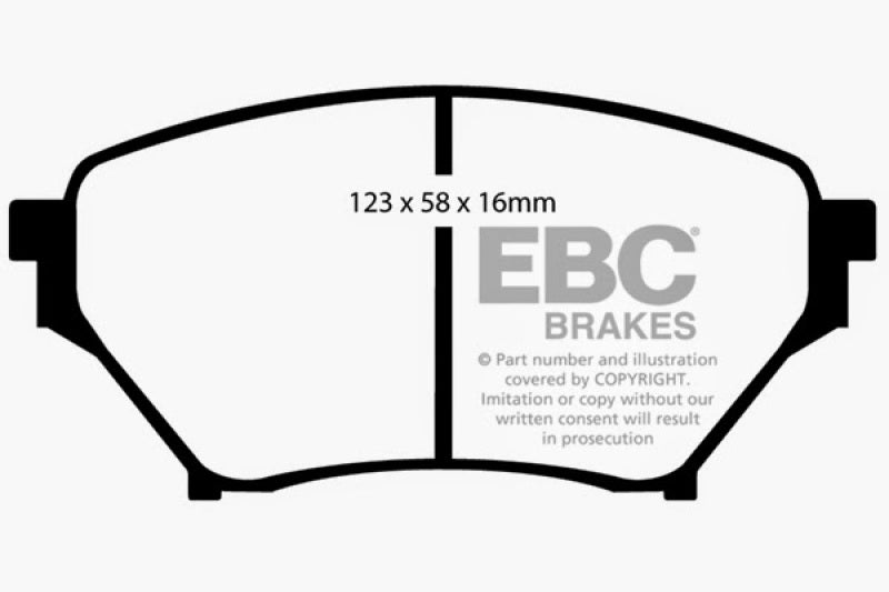 EBC RedStuff Front Brake Pads - DP31452C EBC