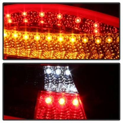 Spyder Porsche 987 Cayman 06-08 / Boxster 05-08 LED Tail Lights - Red Clear ALT-YD-P98705-LED-RC SPYDER