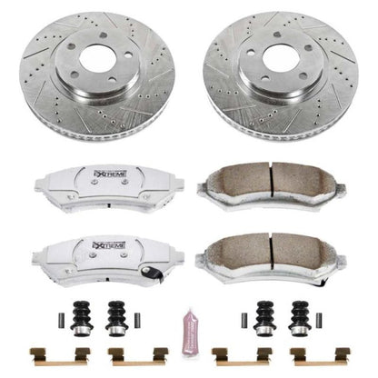 Power Stop 00-04 Buick LeSabre Front Z26 Street Warrior Brake Kit PowerStop