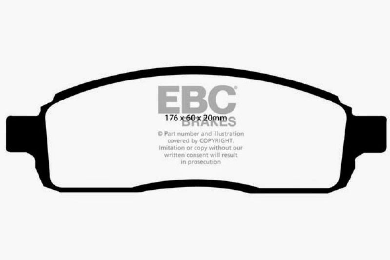 EBC Extra Duty Front Brake Pads - ED91696/2 EBC