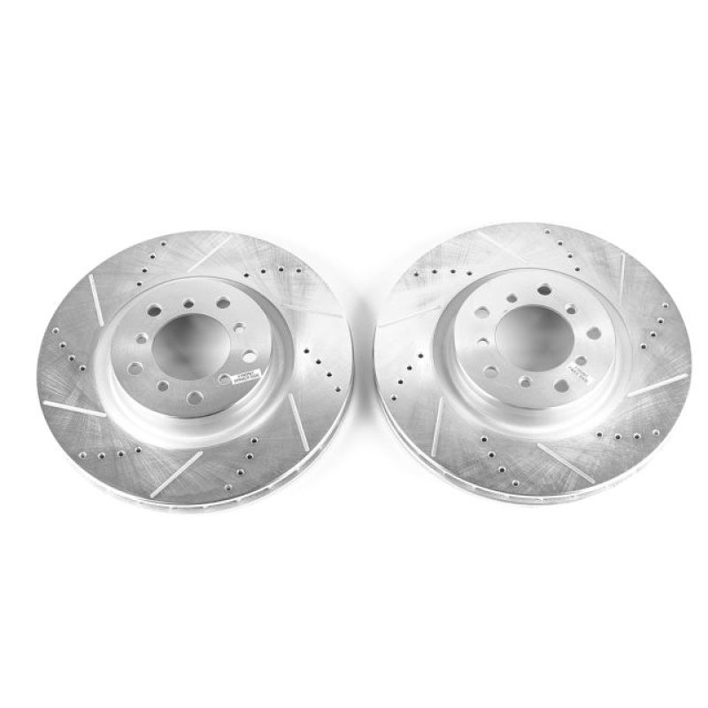 Power Stop 01-06 BMW M3 Front Evolution Drilled & Slotted Rotors - Pair PowerStop