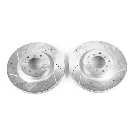 Power Stop 01-06 BMW M3 Front Evolution Drilled & Slotted Rotors - Pair PowerStop