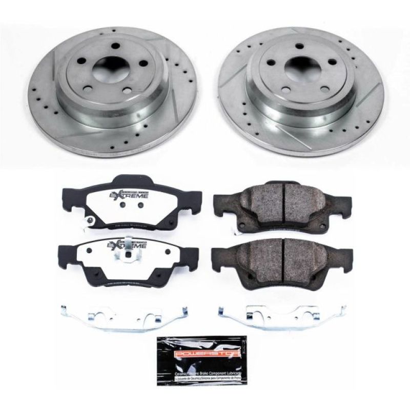 Power Stop 11-19 Dodge Durango Rear Z36 Truck & Tow Brake Kit PowerStop