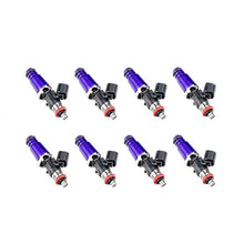 Load image into Gallery viewer, Injector Dynamics 1340cc Injectors - 60mm Length - 14mm Purple Top - 15mm Lower O-Ring (Set of 8) - 1300.60.14.15.8