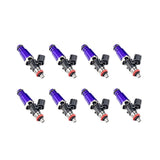 Injector Dynamics 1340cc Injectors - 60mm Length - 14mm Purple Top - 15mm Lower O-Ring (Set of 8) - 1300.60.14.15.8