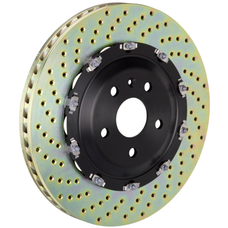 Brembo 08-16 R8 4.2/5.2 Excl CC Brake Front 2-Piece Discs 380x34 2pc Rotor Drilled Brembo