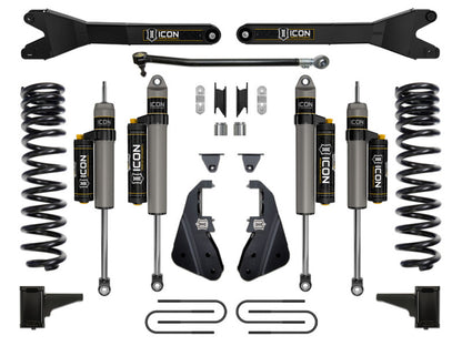ICON 17-19 Ford F250/F350 4.5in Stage 4 Suspension System w/ Radius Arms
