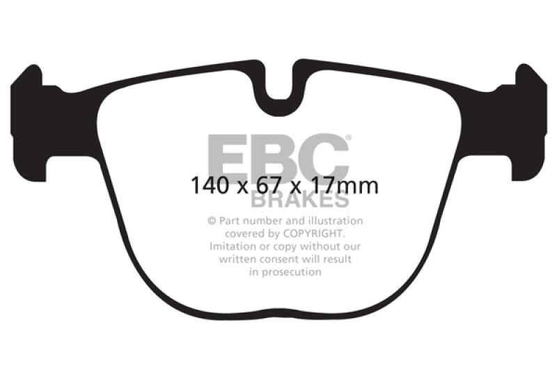 EBC BlueStuff Rear Brake Pads - DP52008NDX EBC