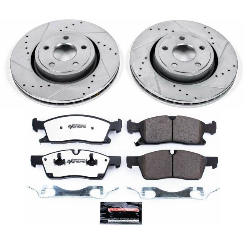 Power Stop 11-19 Dodge Durango Front Z36 Truck & Tow Brake Kit PowerStop