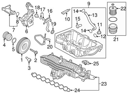 Genuine OEM Volvo Drain Plug Gasket (977751) X1