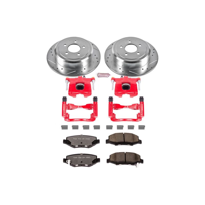 Power Stop 07-11 Dodge Nitro Rear Z36 Truck & Tow Brake Kit w/Calipers