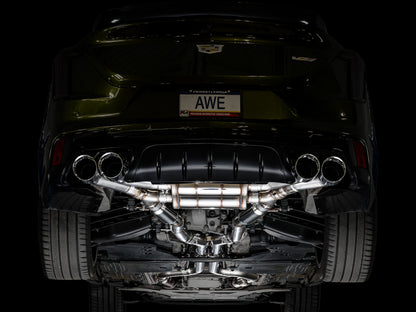 AWE Tuning 2021+ Cadillac CT4-V Blackwing SwitchPath Exhaust - Chrome Silver Tips