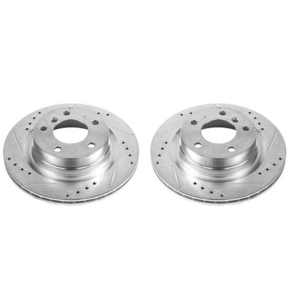 Power Stop 14-16 BMW 228i Rear Evolution Drilled & Slotted Rotors - Pair PowerStop