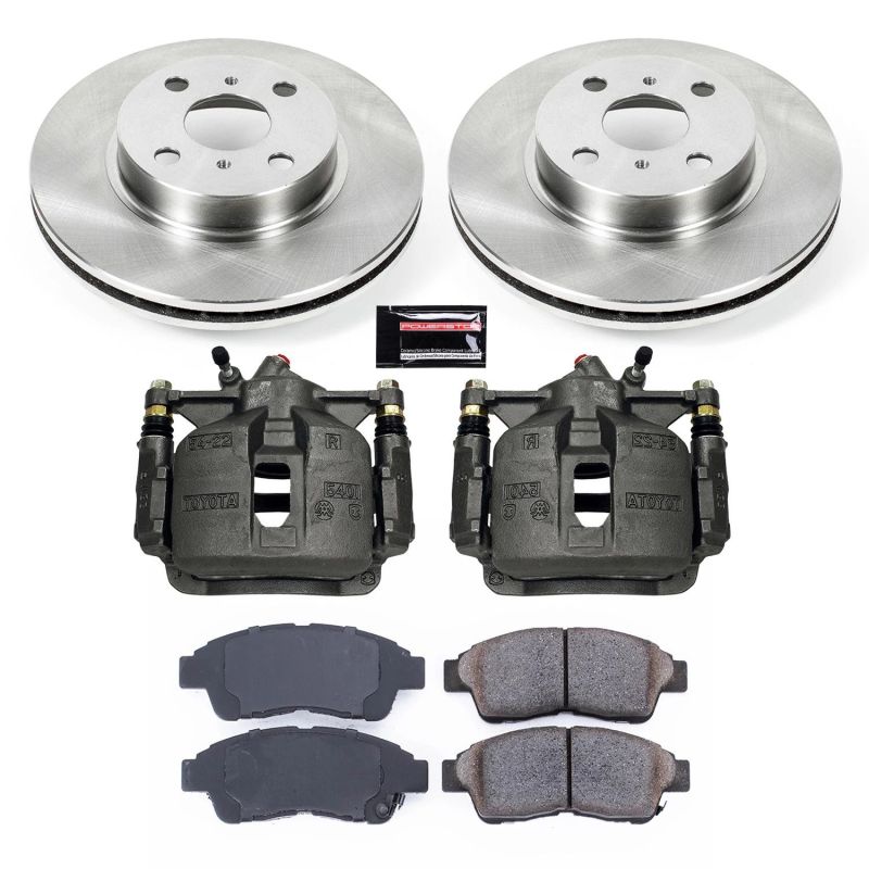 Power Stop 93-97 Geo Prizm Front Autospecialty Brake Kit w/Calipers PowerStop