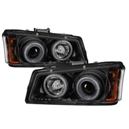 Spyder Chevy Silverado 1500 03-06 Projector HeadlightsCCFLHalo LED Blk High H1 PRO-YD-CS03-CCFL-BK SPYDER