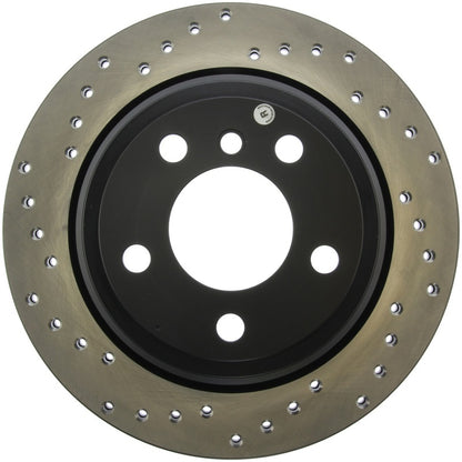 StopTech Sport Cross Drilled Brake Rotor - Front Left Stoptech
