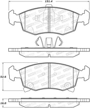 Load image into Gallery viewer, StopTech Premium Ceramic Front Brake Pads - 308.15680