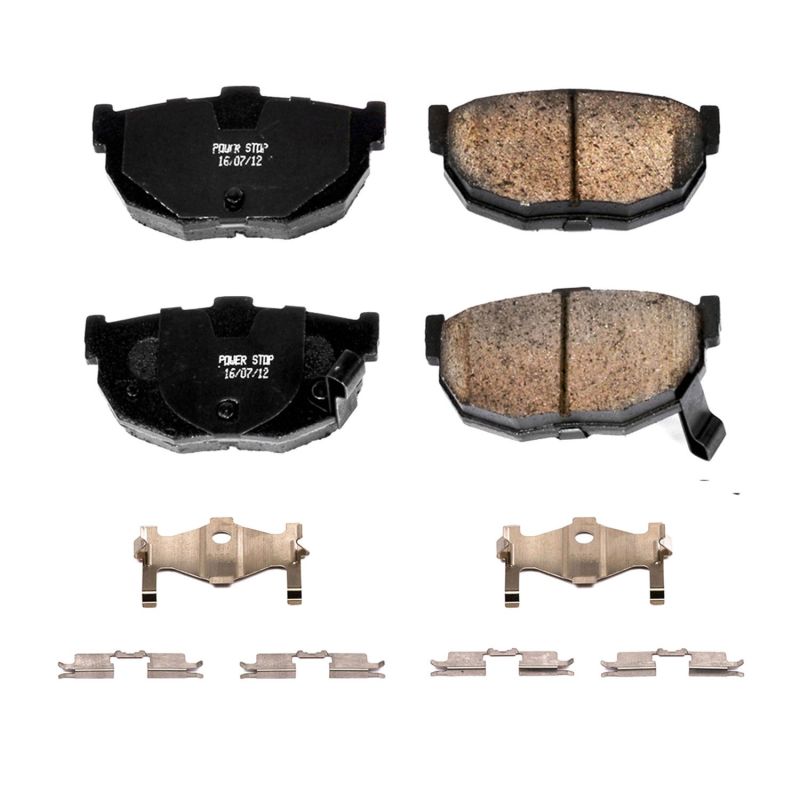 Power Stop 94-06 Hyundai Elantra Rear Z17 Evolution Ceramic Brake Pads w/Hardware PowerStop