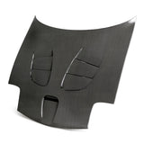 Seibon ST-style carbon fiber hood for 1993-2002 Mazda RX-7 - HD9396MZRX7-ST