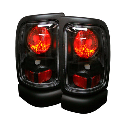 Spyder Dodge Ram 1500 94-01/Ram 2500/3500 94-02 Euro Style Tail Lights Black ALT-YD-DRAM94-BK SPYDER