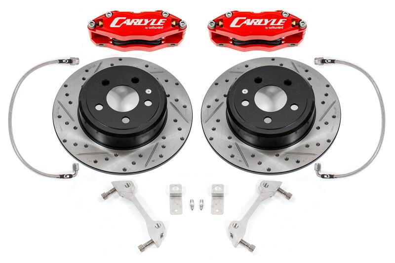 BMR 08-23 Dodge Challenger Brake Kit For 15in Conversion Red Calipers Non-Demon/Redeye BMR Suspension