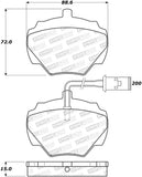 StopTech Premium Ceramic Front Brake Pads - 308.05181