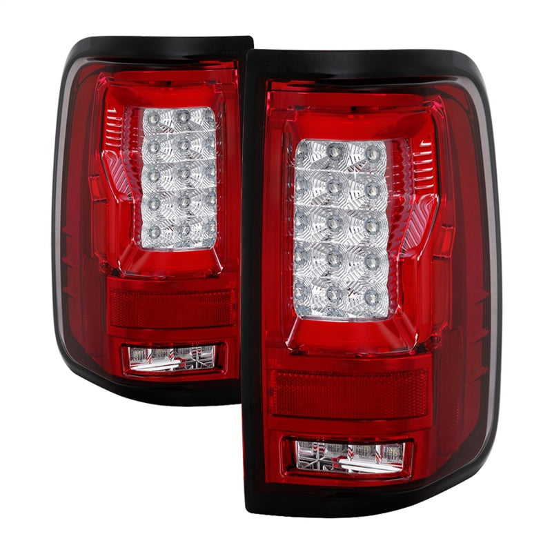 Spyder Ford F150 04-08 Styleside Tail Light V2 - LED - Red Clear ALT-YD-FF15004V2-LBLED-RC SPYDER