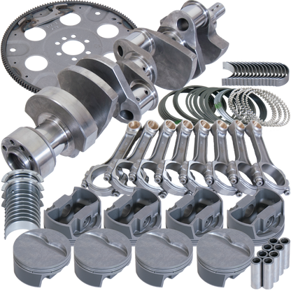 Eagle Chevy LT1350 1Pc 3.750in Crank 5.700in I-Beam 4.030in Pistons 168 Tooth FP Balanced Assembly
