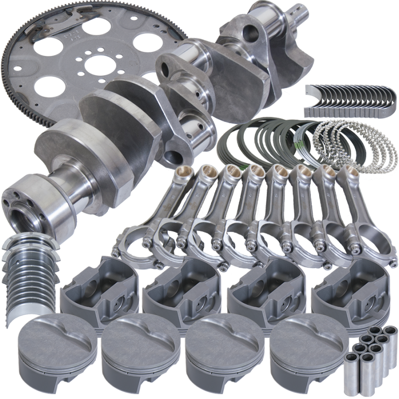 Eagle Chevy LT1350 1Pc 3.750in Crank 5.700in I-Beam Rods 4.000in Pistons 153 Tooth FP Bal Assembly