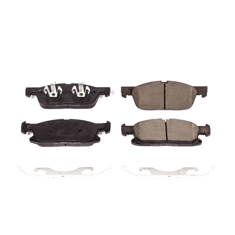 Power Stop 15-19 Ford Edge Front Z17 Evolution Ceramic Brake Pads w/Hardware PowerStop