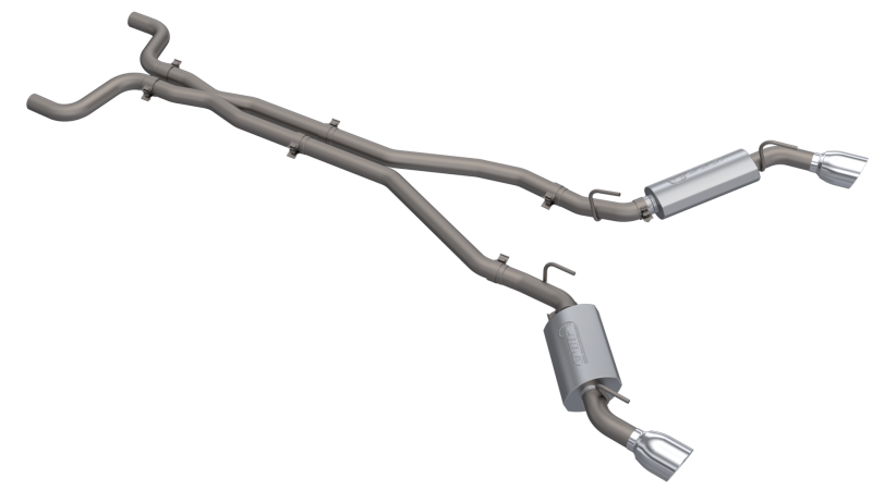 QTP 14-15 Chevrolet Camaro SS 6.2L 304SS AR3 Cat-Back Exhaust w/4.5in Tips QTP