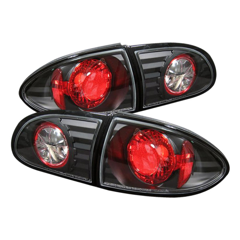 Spyder Chevy Cavalier 95-02 Euro Style Tail Lights Black ALT-YD-CCAV95-BK SPYDER