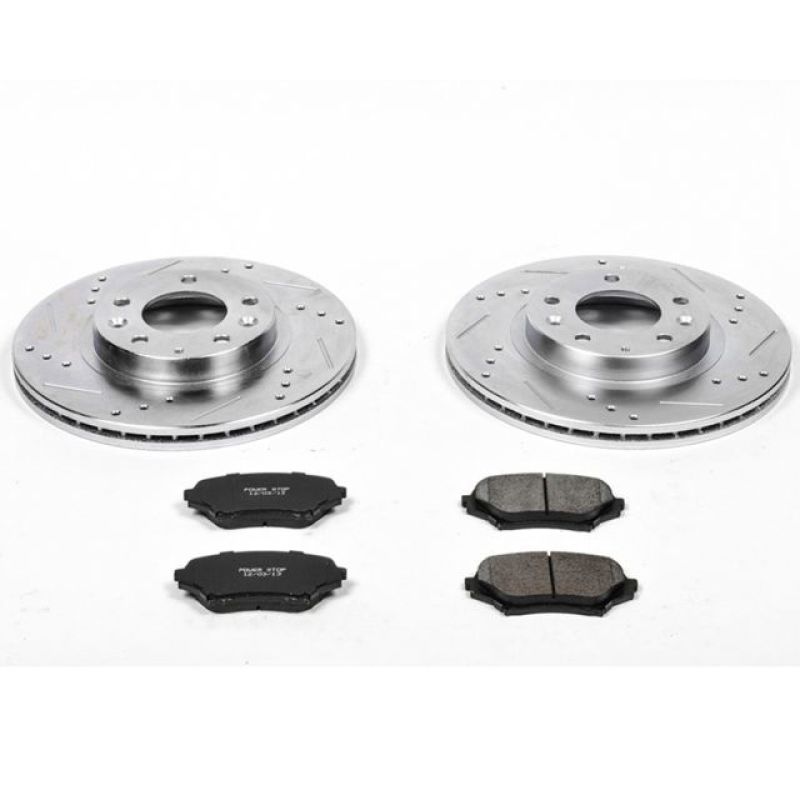 Power Stop 06-15 Mazda MX-5 Miata Front Z23 Evolution Sport Brake Kit PowerStop