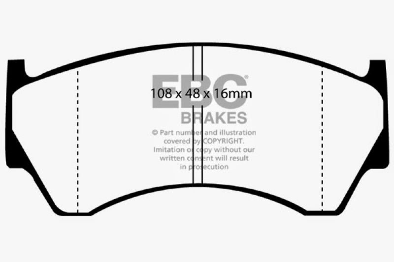 EBC GreenStuff Front Brake Pads - DP21044 EBC