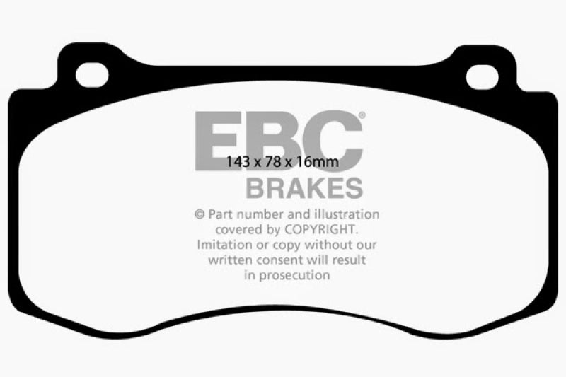 EBC Extra Duty Front Brake Pads - ED91764 EBC