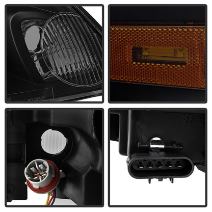 xTune 06-13 Chevrolet Impala LED Light Bar Headlights - Black Smoke (PRO-JH-CIM06-LB-BSM) SPYDER