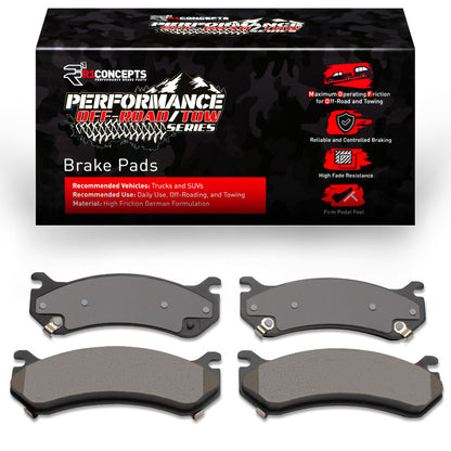 R1 99-13 Hummer H2 Rear Off-Road/Tow Brake Pads