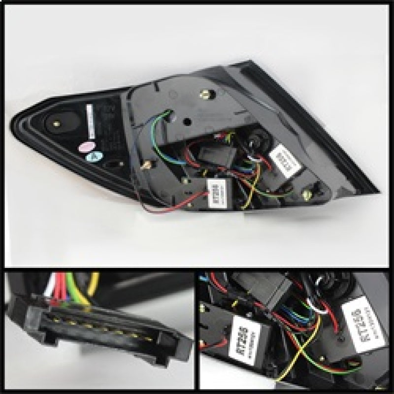 Spyder Mercedes Benz W204 C-Class 11-14 LED Tail Lights - Blk ALT-YD-MBZC11-LED-BK SPYDER