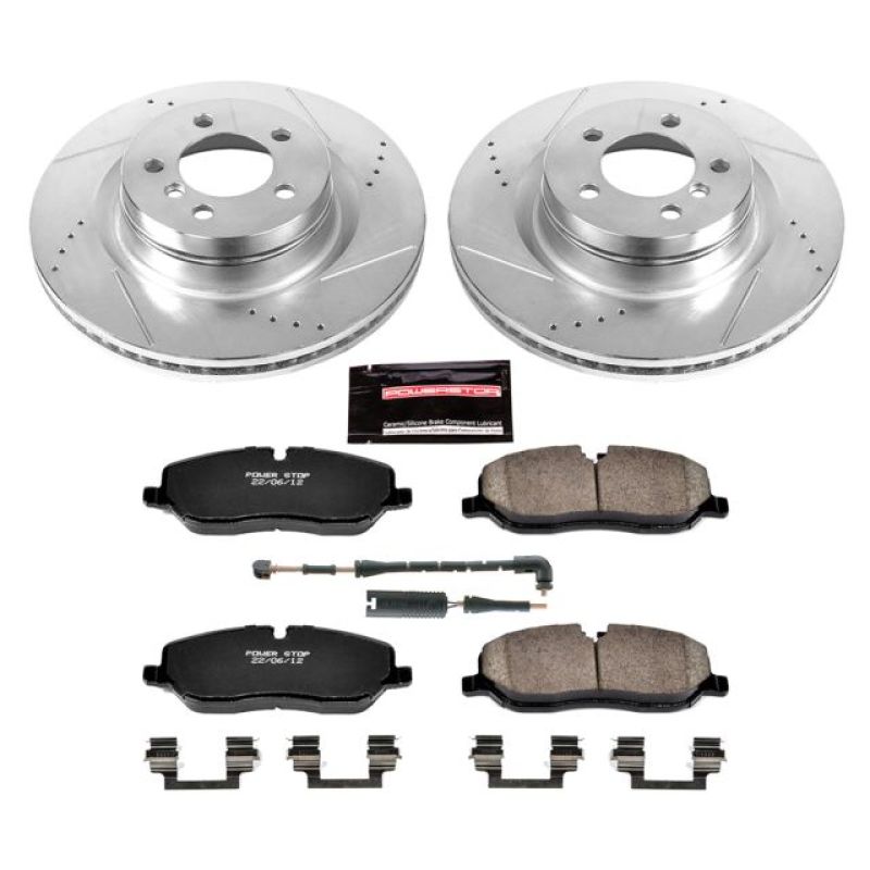 Power Stop 06-09 Land Rover Range Rover Front Z23 Evolution Sport Brake Kit PowerStop