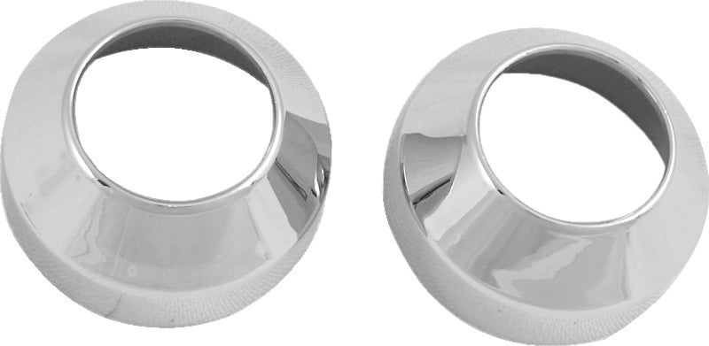 Bikers Choice 84-17 41MM Wide Glide Chrome Fork Boot Covers Pr - 493150