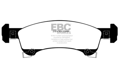 EBC GreenStuff Front Brake Pads - DP61651 EBC
