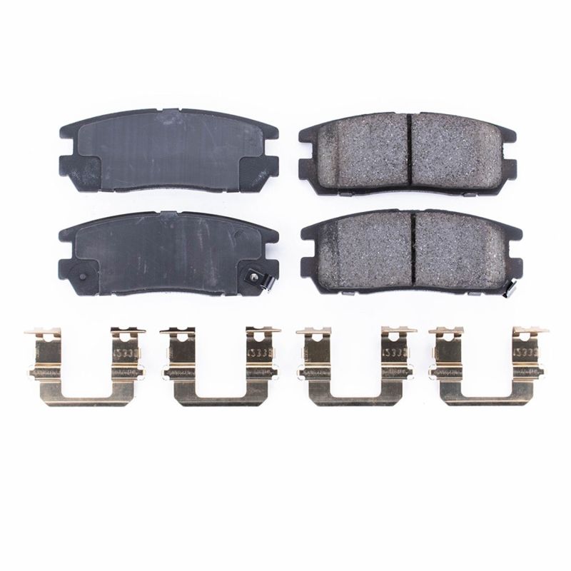 Power Stop 96-99 Acura SLX Rear Z17 Evolution Ceramic Brake Pads w/Hardware PowerStop